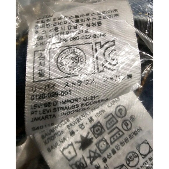 Levi's Men's 501 Original Fit Jeans Straight Leg Button Fly 100% Cotton W36 X 34 - Picture 13 of 13